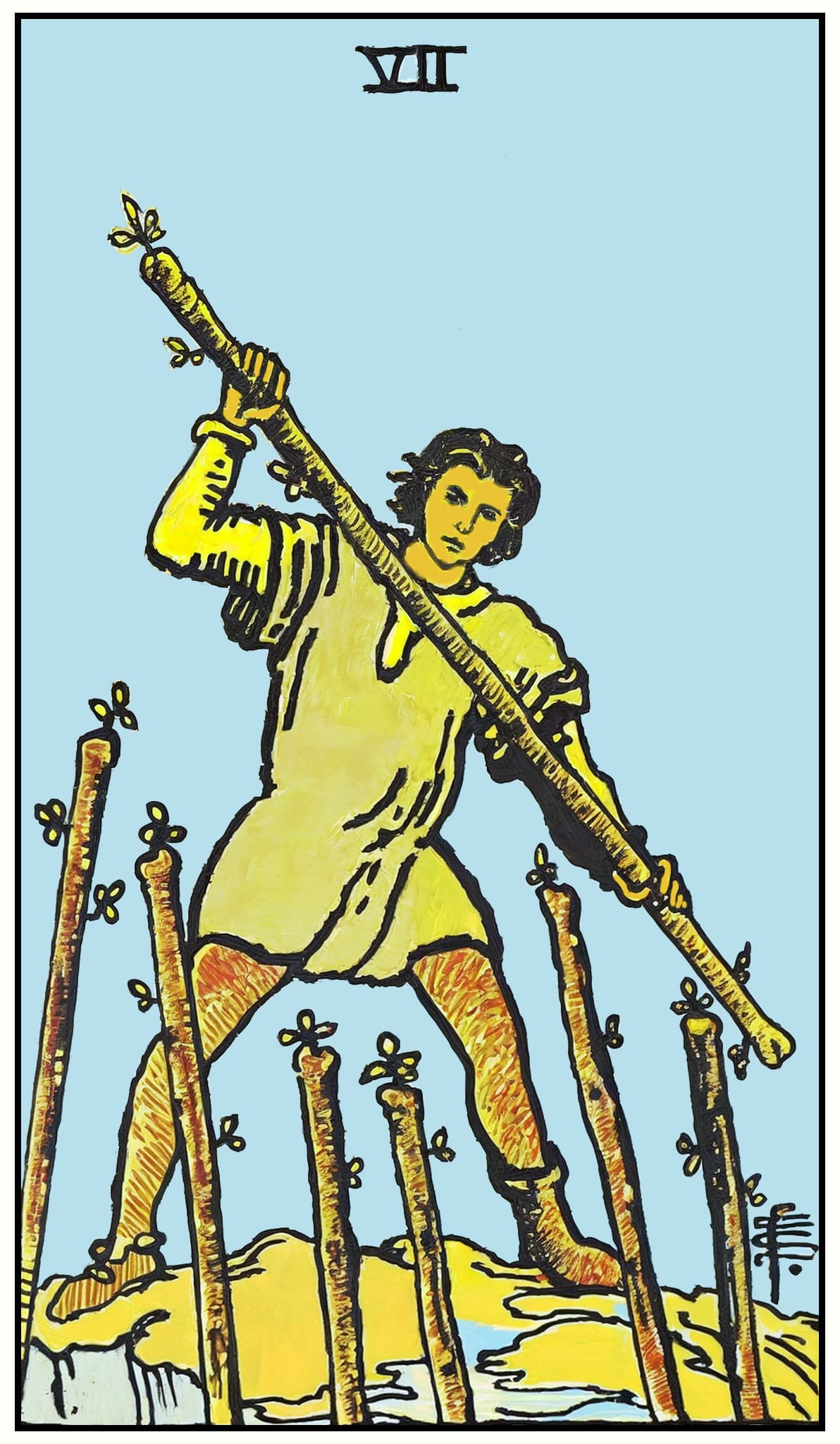 Seven of Wands
