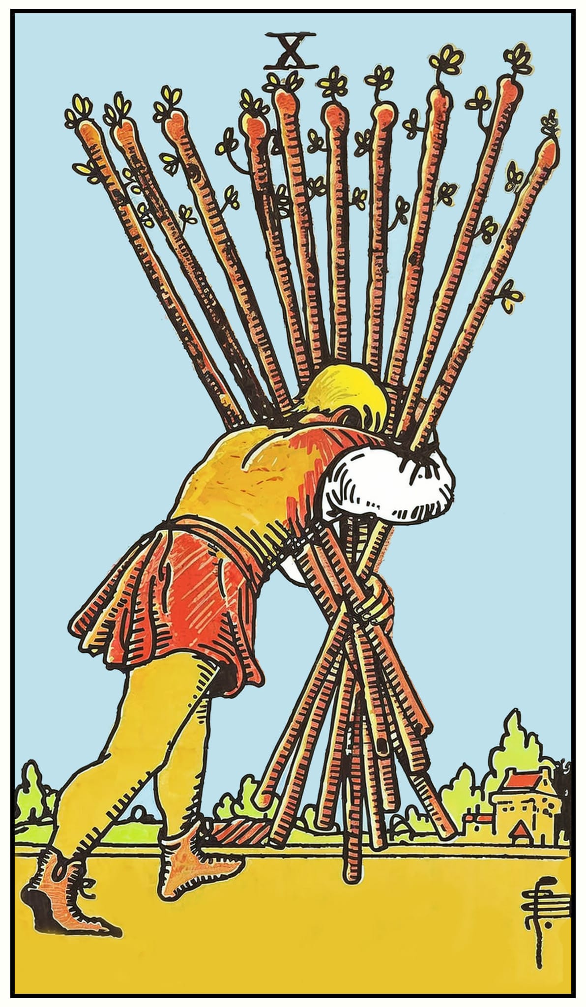 Ten of Wands
